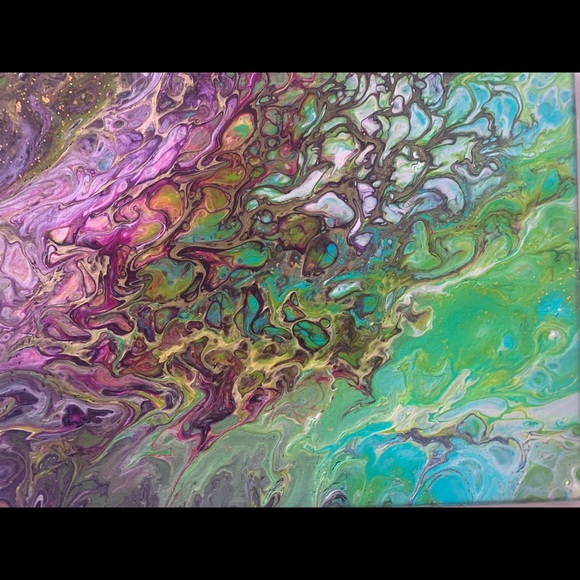 “Filomena” Original Signed Abstract Painting - Picture 2 of 3